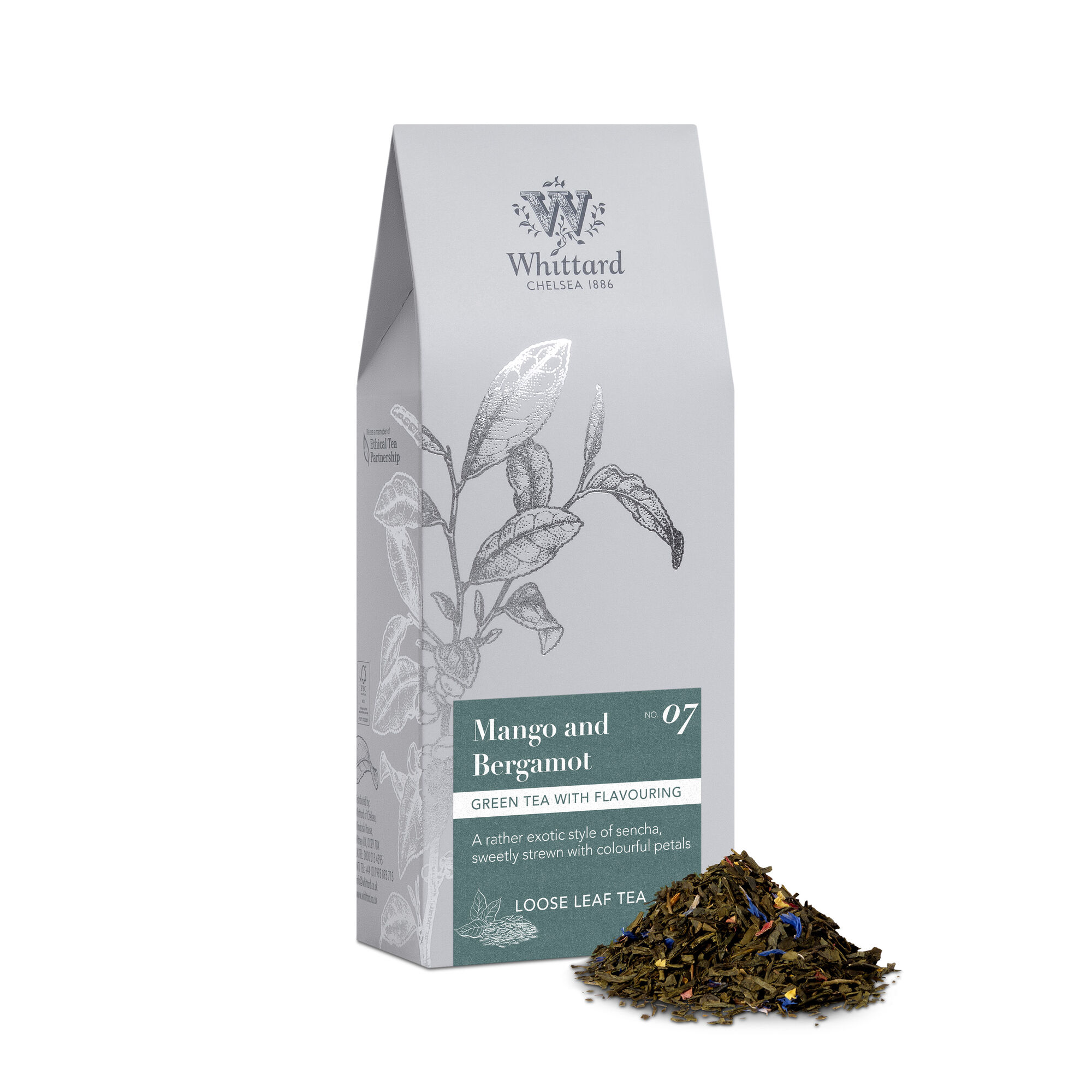 WC SILVER POUCH MANGO & BERGAMOT 100G