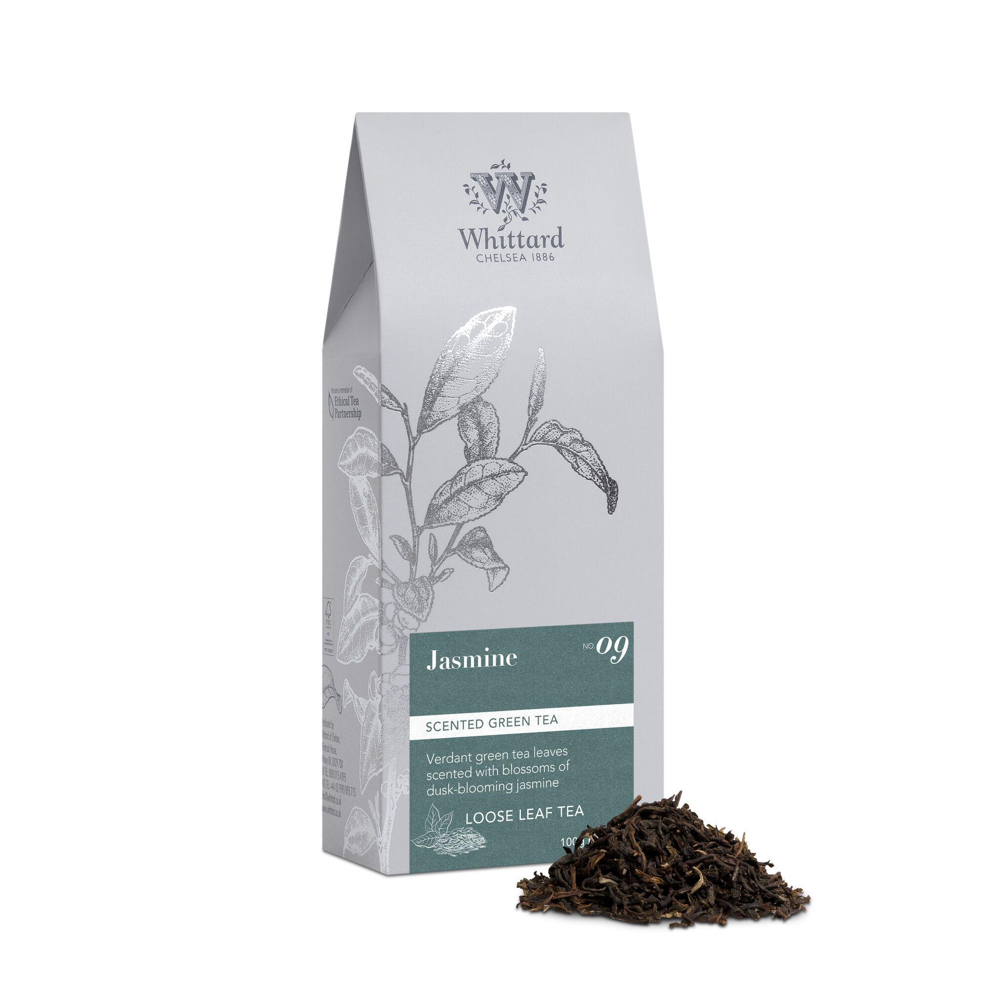 WC SILVER POUCH JASMINE 100G