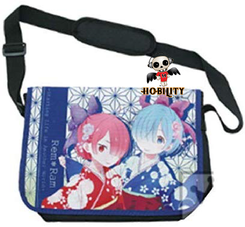 BANPRESTO: RE: ZERO FULL COLOR REM & RAM MESSENGER BAG
