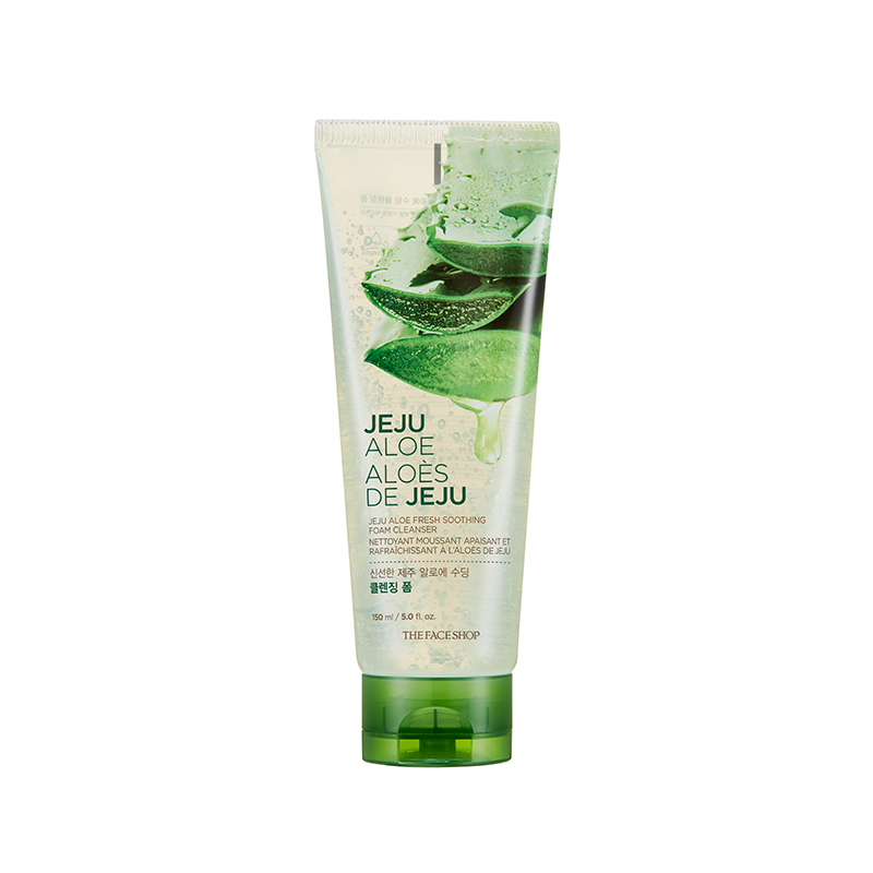 JEJU ALOE FRESH SOOTHING FOAM CLEANSER 150ML