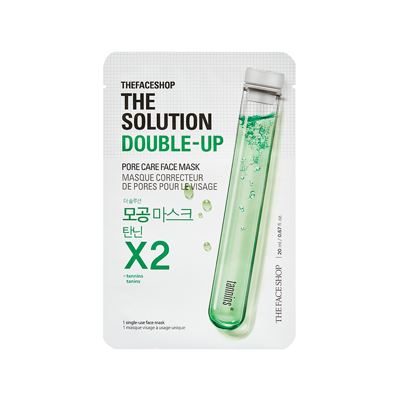 THE SOLUTION DOUBLE-UP PORE CARE FACE MASK 20G